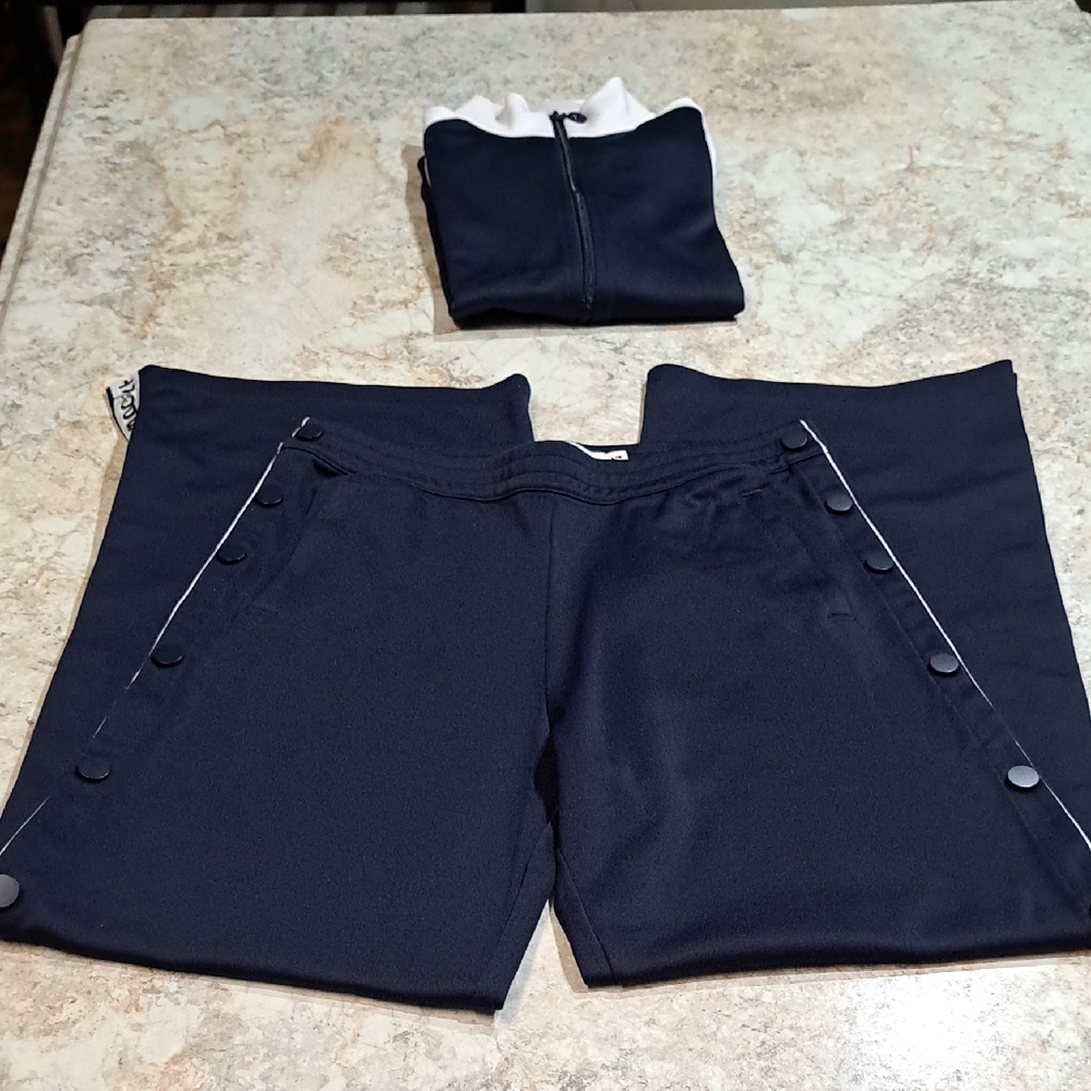 Tory Sport Color-Block Track Jacket & Pant Blue White Size L Excellent Condition